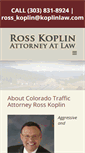 Mobile Screenshot of coloradotrafficlawyer.com